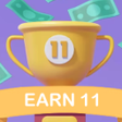 Earn11: Earn Money by Games icon